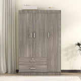 3 Door Wardrobe With 2 Drawers
