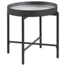 Ozella - Round Table With Hidden Storage Sandy