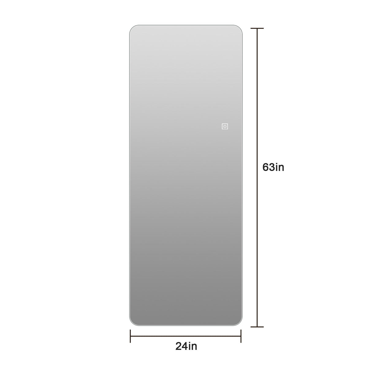 Wall Mounted LED Full Length Mirror