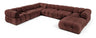 Orin - 7 Piece Modular Sectional (3 Modular Chairs, 3 Corner Chairs & Ottoman)