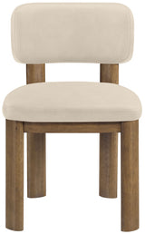 Paloma - Vegan Leather Upholstered Dining Chair (Set of 2) - Brown Frame
