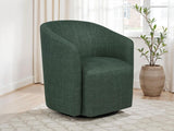 Mossbrook - Fabric Upholstered Swivel Accent Chair
