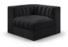 Rummi - Velvet Performance Fabric Upholstered Modular Corner Chair