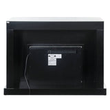 Noralie - 35" Fireplace - Mirrored & Faux Diamonds