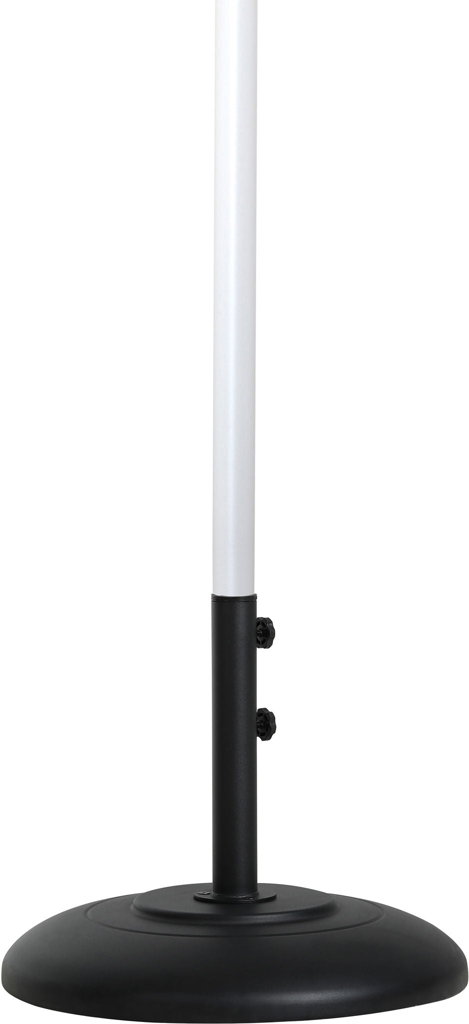 Amalfi - Patio Umbrella - Black Base / White Pole