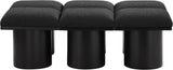 Pavilion - 6 Piece Modular Bench With Black Base