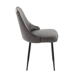 Marcel - Contemporary Dining Chair (Set of 2) - Black Frame