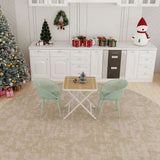 2 Pack Lounge Chair Set & Folding Square Table