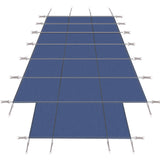 16 X 32 Ft High Strength Pool Safety Cover For Inground Winter Swimming Pools With Center End Step