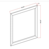 Harry - Mirror, Large Scale Design For Bedroom - Brown