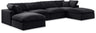 Comfy - 6 Piece Velvet Modular Double Chaise Sectional