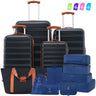 Hardshell Luggage Sets 4 Pieces + Bag Spinner Suitcase With Tsa Lock Lightweight - 16" / 20" / 24" / 28" Luggages