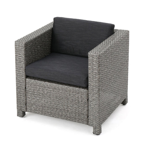 Stylish Outdoor Club Chair With Weather Resistant Cushions