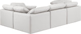 Indulge - Faux Leather 4 Piece Modular Corner Sectional