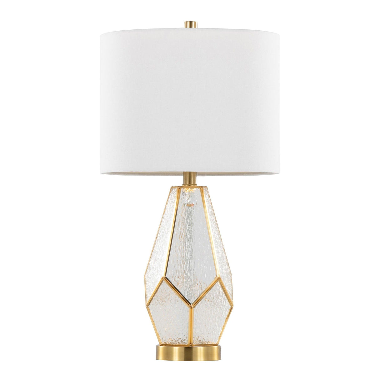 Geo - Rain Glass Table Lamp (Set of 2)