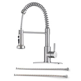 Kitchen Faucet With Pull Down Spray Head - Brushed Nickel