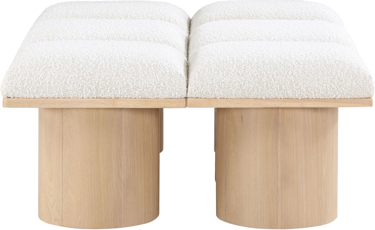 Pavilion - 6 Piece Modular Bench With Natural Base