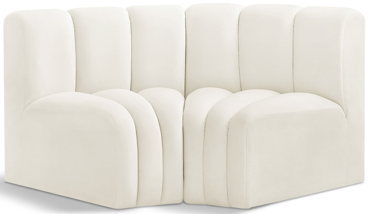Arc - Velvet 2 Piece Modular Sofa