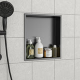 Stainless Steel Shower Niche With Seamless Design For Bathroom Storage