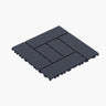 Patio Diy Module Interlocking Decking Tiles Floor, Outdoor And Indoor, Easy And Quick Installation