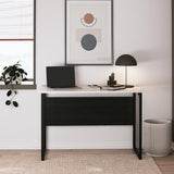 Sorina - Writing Desk - White / Light Oak