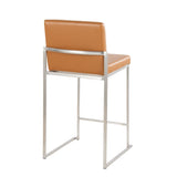 Fuji - High Back Upholstered Counter Stool Set