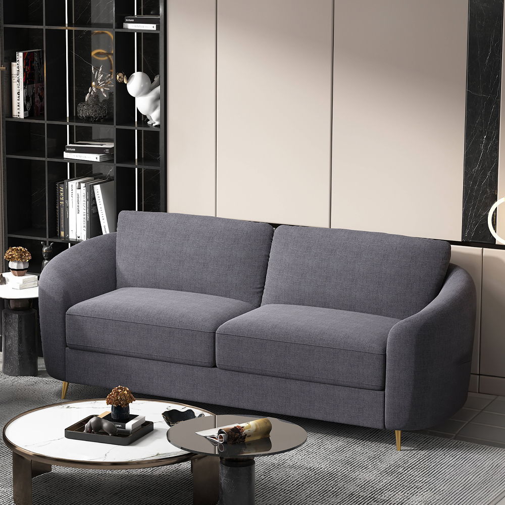 Yuina - Sofa - Gray Linen
