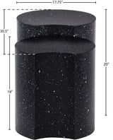Dimple - Modular End Table - Terazzo Finish