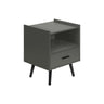 Modern Accent Table With Storage Drawer