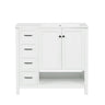 Bathroom Vanity With Sink Top, Bathroom Vanity Cabinet With 2 Doors And 2 Drawers, Open Shelf