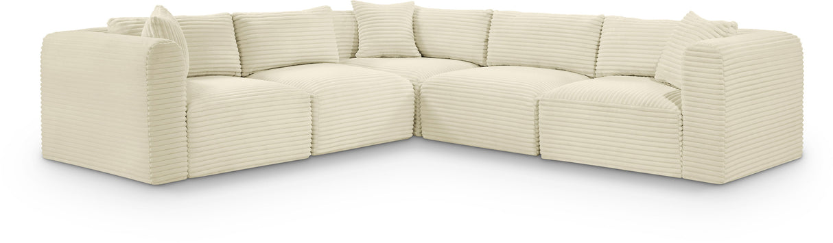 Shaggy - 5 Piece Modular Corner Sectional