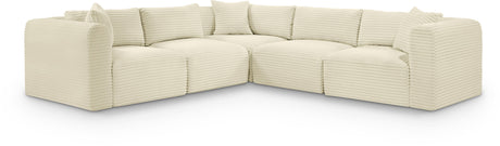Shaggy - 5 Piece Modular Corner Sectional