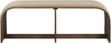 Sable - 52" Velvet Performance Fabric Upholstered Bench