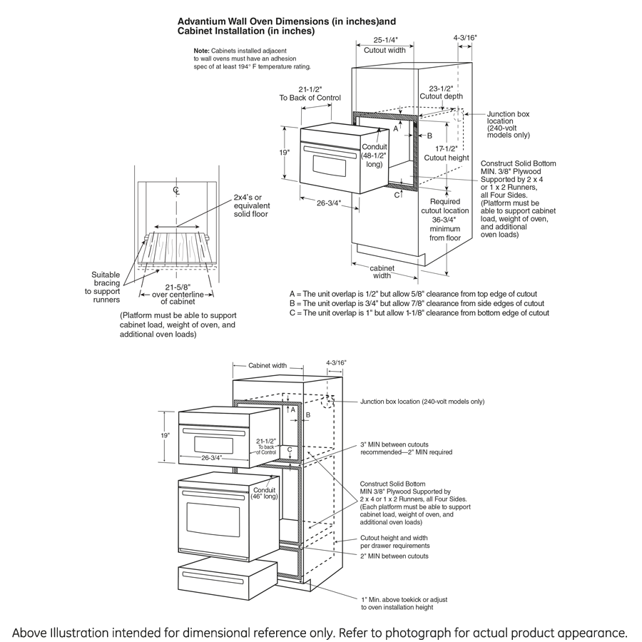 GE Profile(TM) 27 in. Single Wall Oven Advantium(R) Technology - (PSB9100EFES)