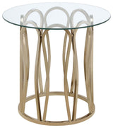 Monett - Round Glass Top Table