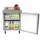 27 in. One-Door Worktop Refrigerator With 3.5 in. Backsplash - 6.3 Cu Ft. RWT-1D-6C