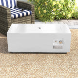 Modern Design Outdoor Fire Pit Table With Cover