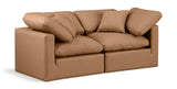 Indulge - Faux Leather 2 Seat Modular Sofa