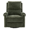 Manual Recliner Massage Chair With Swivel Rocker, 8 Massage Modes, Side Storage Pocket