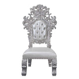 Valkyrie - Side Chair (Set of 2) - Synthetic Leather & Antique Platinum