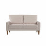 Upholstered Loveseat Sofa, 2 Seater Couch For Living Room Apartment