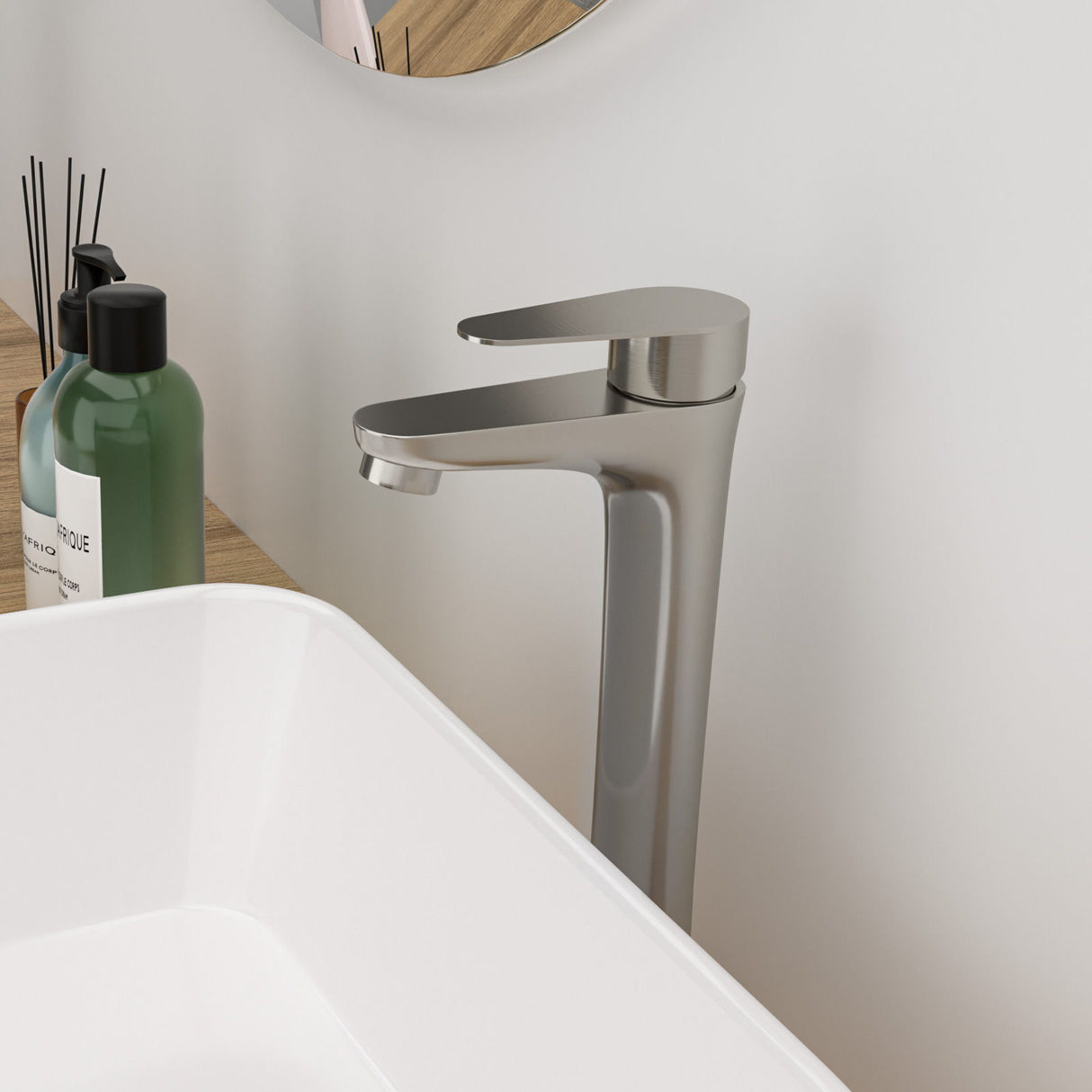 Single Handle Vessel Sink Faucet