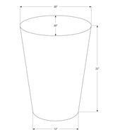 Drum Accent Side Table, Elegant Design