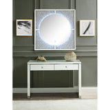 Noralie - 32"H Console Table - Mirrored & Faux Diamonds