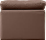 Indulge - Faux Leather Armless Chair