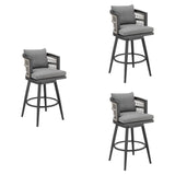 Zella - Outdoor Patio Swivel Counter Stool Set