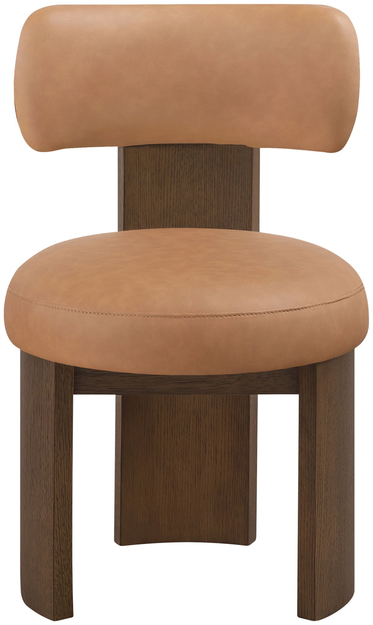 Atelier - Vegan Leather Upholstered Dining Chair (Set of 2) - Painted Brown Frame