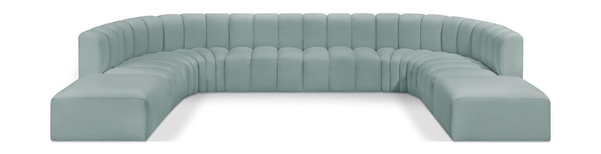 Arc - Faux Leather Modular Sectional