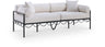 Portofino - Resilient Water Repellent Fabric 85.75" Upholstered Outdoor Patio Sofa