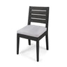 Outdoor Armless Dining Chair With Cushions